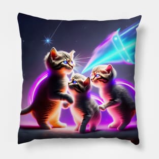 Space Cats 16 Pillow