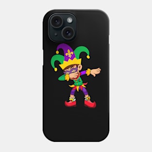 Dabbing Boy Mardi Gras Phone Case