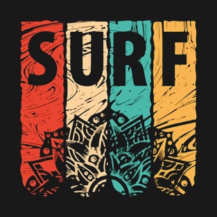 Surfer Surf Desing T-Shirt