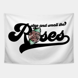 Stop and Smell the Roses Athletic Tapestry