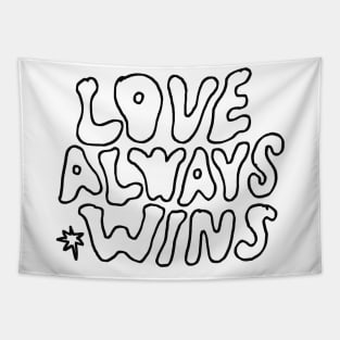 LOVE ALWAYS WINS Tapestry