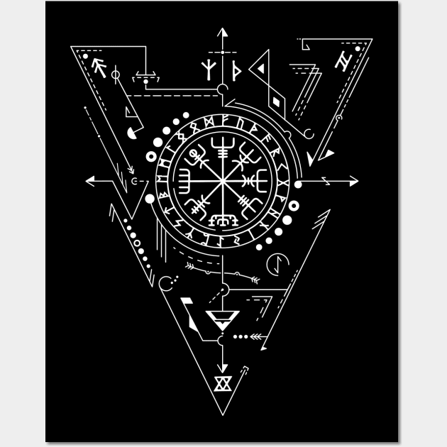 Vegvisir Viking Icelandic Wayfinder Sign Post T-Shirt Vegvisir Viking Icelandic Wayfinder Sign Post T-Shirt