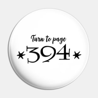 Severu Snape Turn to Page 394 Pin