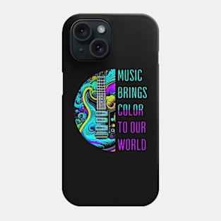 Music Brings Color to Our World Phone Case