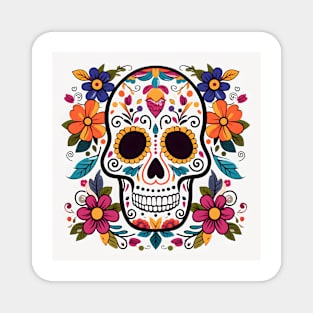 Day of the Dead Sugar Skull 16 Magnet