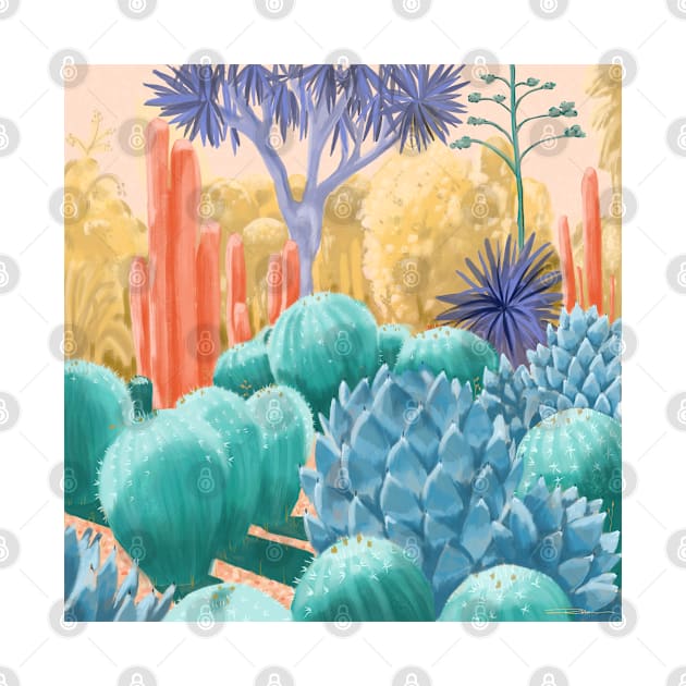 The Cactus Garden by Limezinnias Design