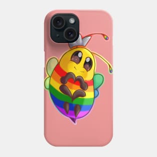 Rainbow Bee Phone Case