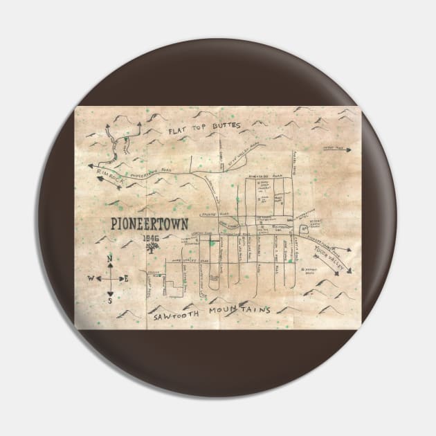 Pioneertown Pin by PendersleighAndSonsCartography