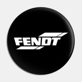 Fendt Tractors Logo white Pin