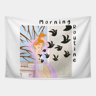 Morning Routine Tapestry