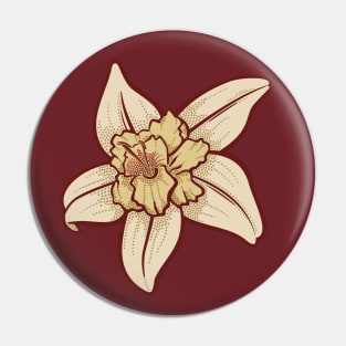 Vanilla Flower Pin