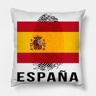 Spain Flag Soccer DNA Pillow