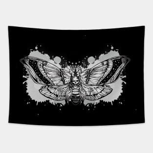 Skull Moth Tapestry