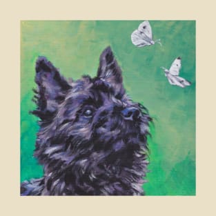 Cairn Terrier Fine Art Painting T-Shirt