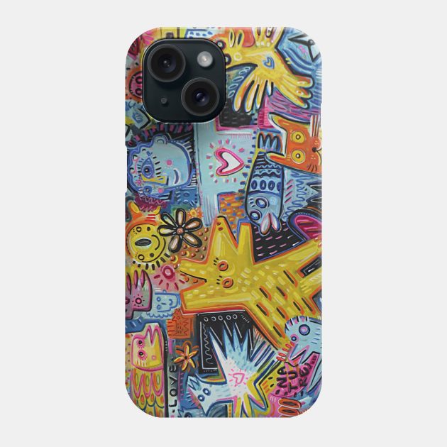 open heart Phone Case by Angel Rivas