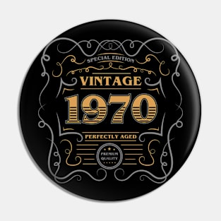 1970 Vintage 50th Birthday Pin