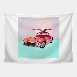 Gullwing Classic Car Tapestry