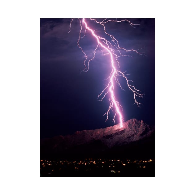 Lightning over Tucson (E145/0292) by SciencePhoto