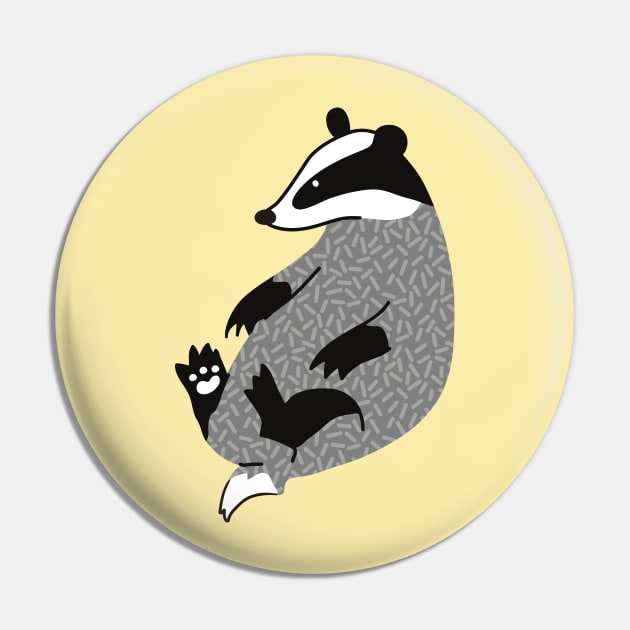 Little badger Pin by Wlaurence