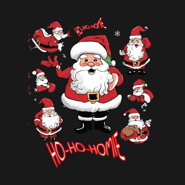 Santa's "Ho-Ho-Home" by Tee Trendz