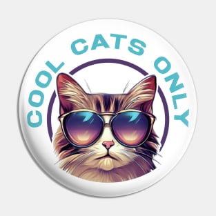 COOL CATS ONLY Pin
