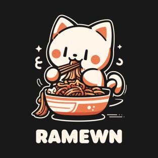 Ramen And Cats - Ramewn T-Shirt