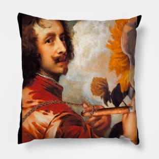 Holy Smokes! Renaissance Art Pillow