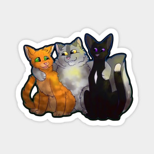 Firepaw, Graypaw and Ravenpaw Magnet