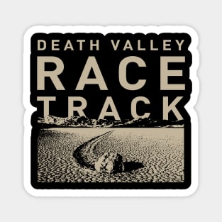 Death Valley Racetrack Sailng Stones by © Buck Tee Original Design Magnet