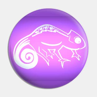 Purple Chameleon Pin