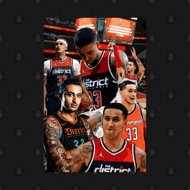 Kyle Kuzma Basketball by Playful Creatives