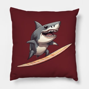 surfing shark Pillow
