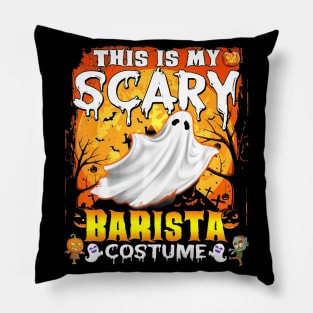 This Is My Scary Barista Costume Halloween Pillow