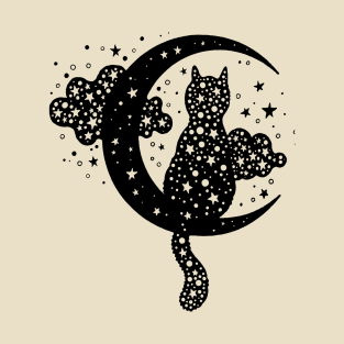 Cat/Moon T-Shirt