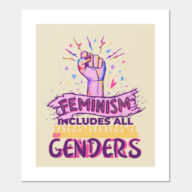 feminism all genders hand