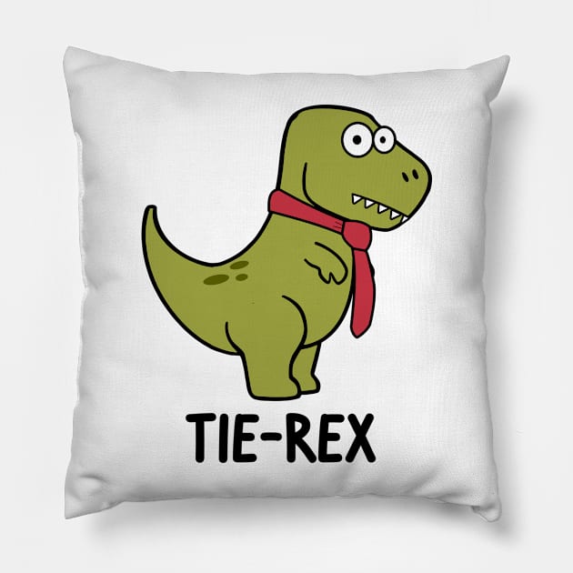 Different sides of a dinosaur pun Pillow by RIWA