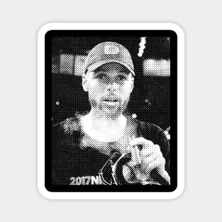 Steph curry cigar - Halftone Magnet