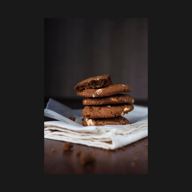 Chocolate and almond cookies by RebecaZum