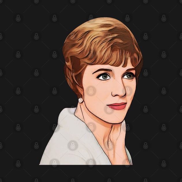 Julie Andrews Cartoon by baranskini