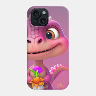 Baby Dinosaur Dino Bambino - Yuki Phone Case