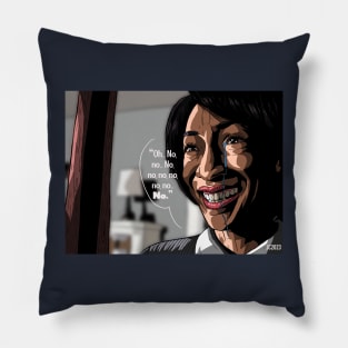 Get Out "No" The Maid portrait (digital) Pillow