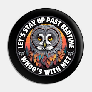 Great Grey Owl Pin