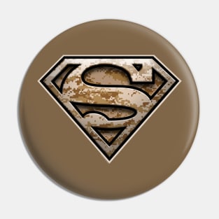 SUPERMAN - Desert camo Pin