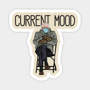 Current Mood Mittens Bernie Sanders Magnet