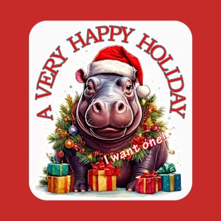 Hippopotamus Holidays T-Shirt