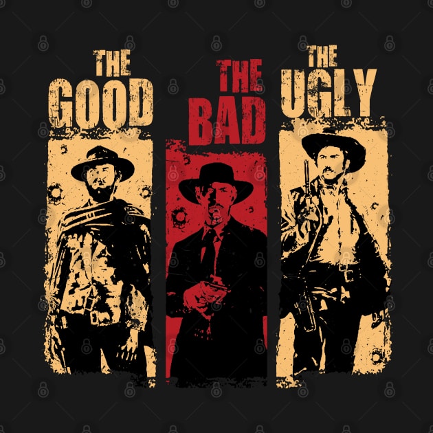 Two Bounty Hunters & one Outlaw - Good, Bad & Ugly by SALENTOmadness