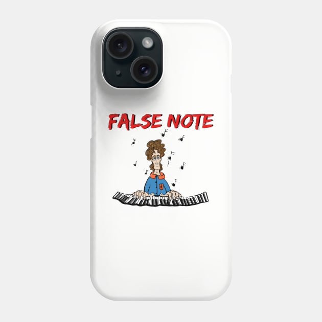 False Note... Piano. Phone Case by AtelierFafard