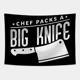 The Chef Packs A Big Knife - Chef Tapestry