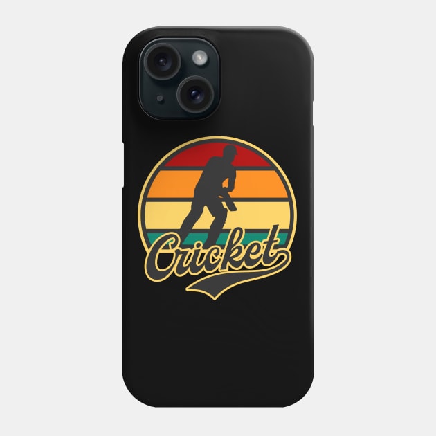 Retro Cricket Phone Case by FullOnNostalgia