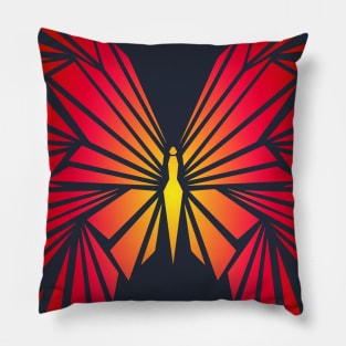 Abstract Butterfly Pillow